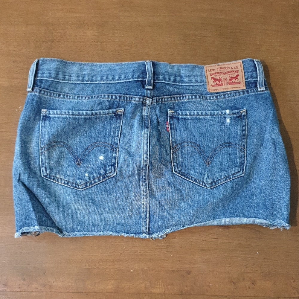 Levi's Classic Blue Denim Skirt